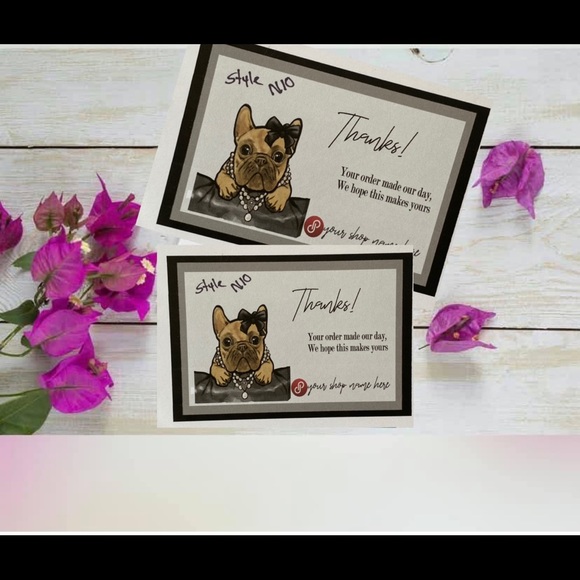 New Thank you cards, Posh seller shipping supplies - Picture 4 of 8